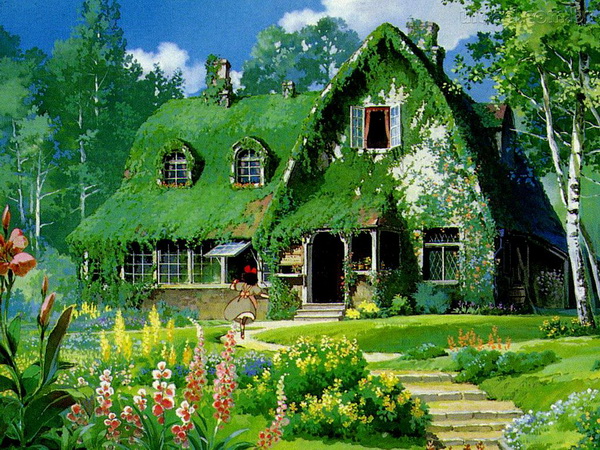 Thích Thú Với Những Ngôi Nhà Tuyệt Đẹp Trong Thế Giới Ghibli