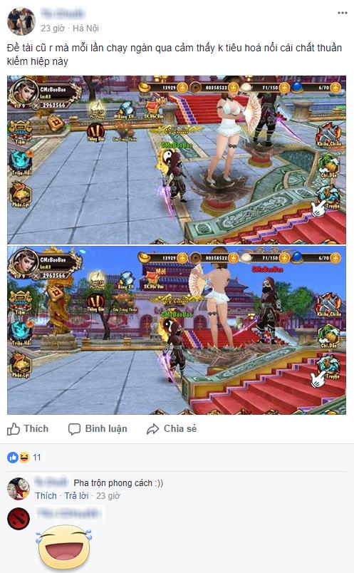 Một game thủ bức xúc vì cứ vào game là lại gặp tượng nhân vật nữ mặc Bikini trắng