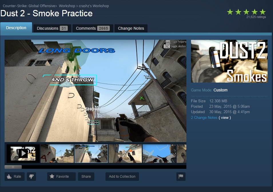  Các map hướng dẫn ném bom trên workshop được làm rất chi tiết 