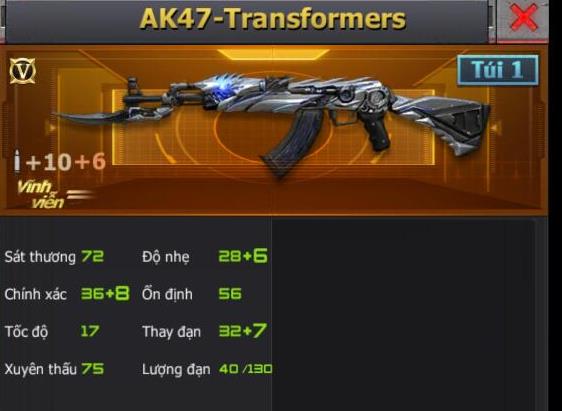 
Ak47 Transformer đầy uy lực
