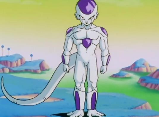 
Lần biến dạng thứ 3 có lẽ cùng là lần biến đổi trông “ưa mắt” nhất của Frieza. Cái đầu bóng láng như “sư cọ” khiến Frieza trông có vẻ hiền lành hơn, cơ thể hắn có màu trắng và màu tím…
