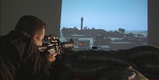 
Một ứng dụng huấn luyện lính bắn tỉa của quân đội Mỹ thiết kế theo hướng video game.
