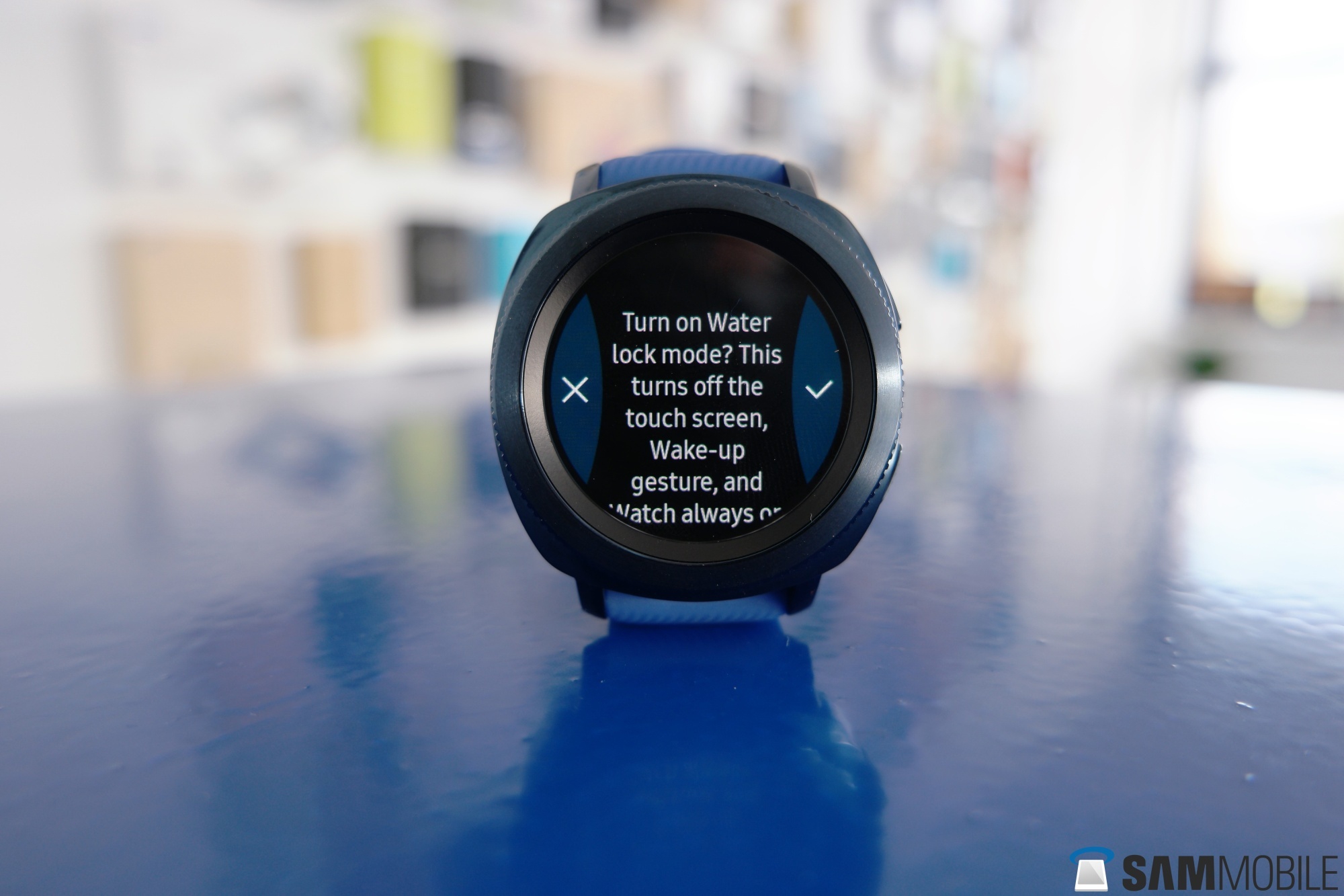 galaxy watch active water lock mode