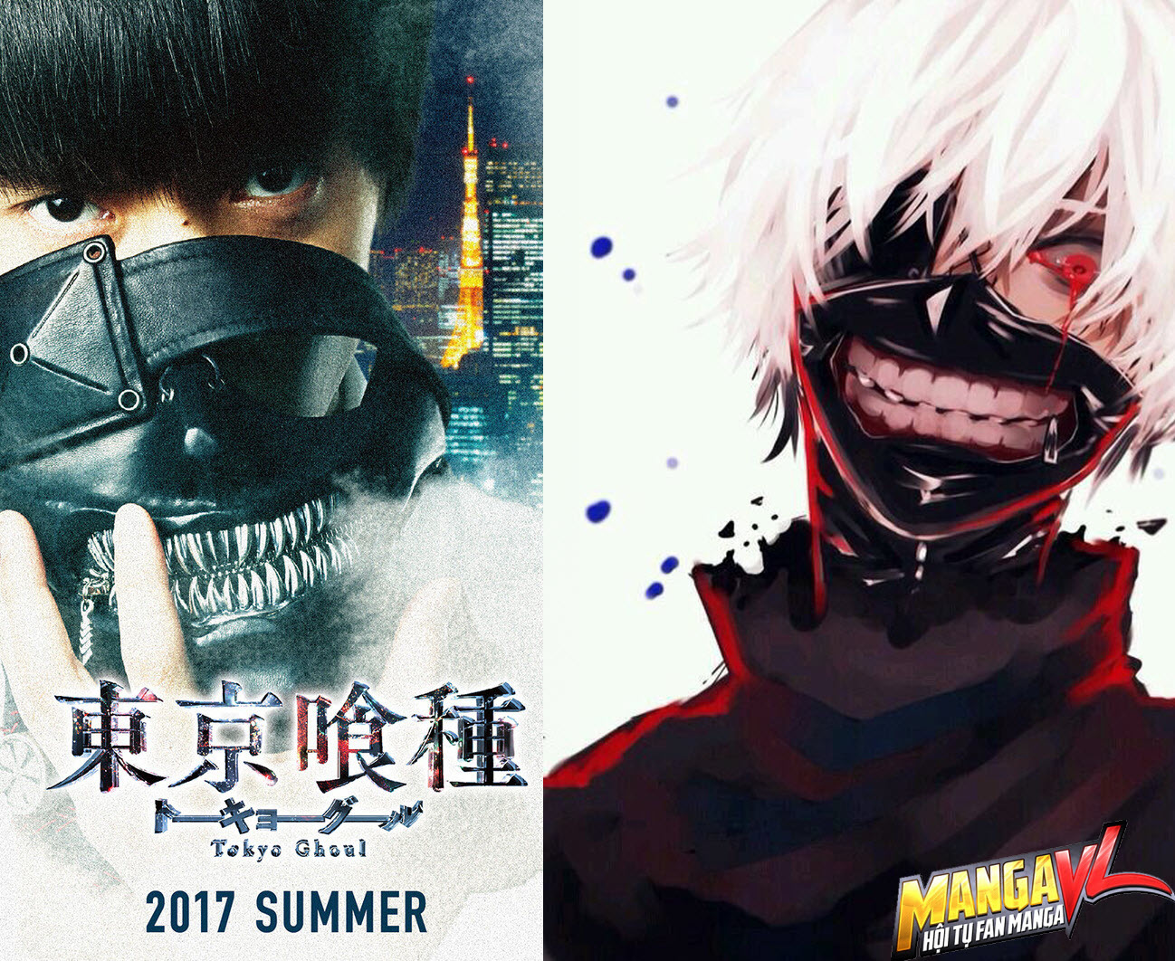 Tokyo Ghoul Live Action Full Movie 2017 Eng Sub Tokyo Ghoul hé lộ trailer Live Action đầy ám ảnh, liệu sẽ là một "thảm