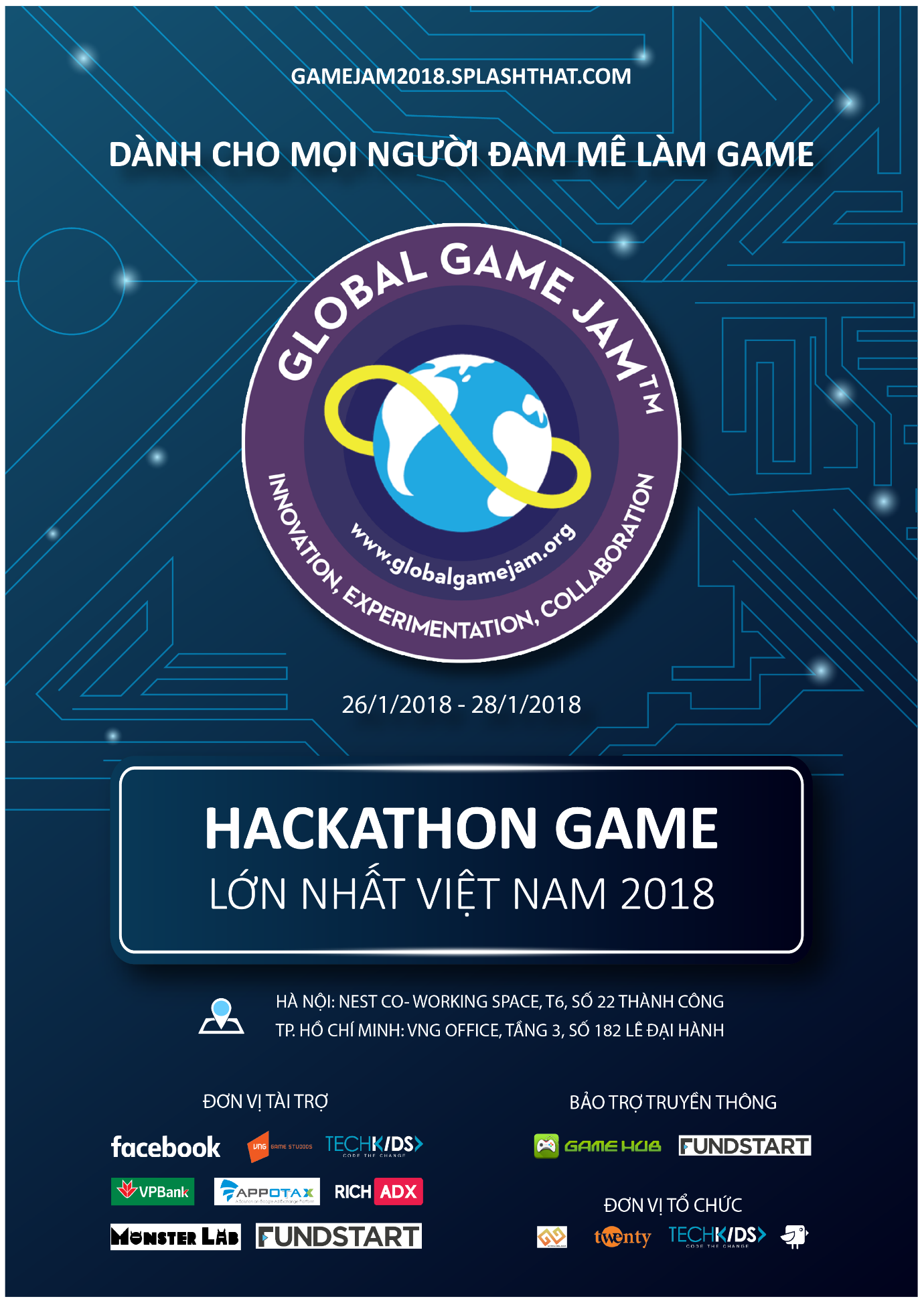 Game Jam 2018 Sự kiện Hackathon "chạy đua làm game trong 36 tiếng