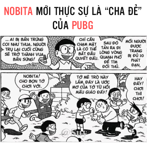 Có thể bạn không tin, nhưng Nobita mới thực sự là cha đẻ của PUBG? - Ảnh 1.