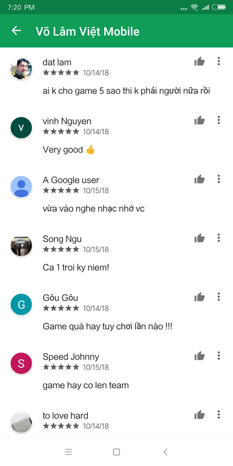 Nghìn game thủ Võ Lâm Truyền Kỳ 1 Mobile vote 5 sao cho bản Android - Ảnh 9.