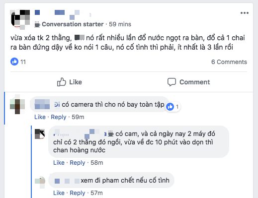 Gặp phải khách oái oăm thích đổ nước ngọt ra bàn, chủ quán net nổi khùng xóa cả tài khoản - Ảnh 1.