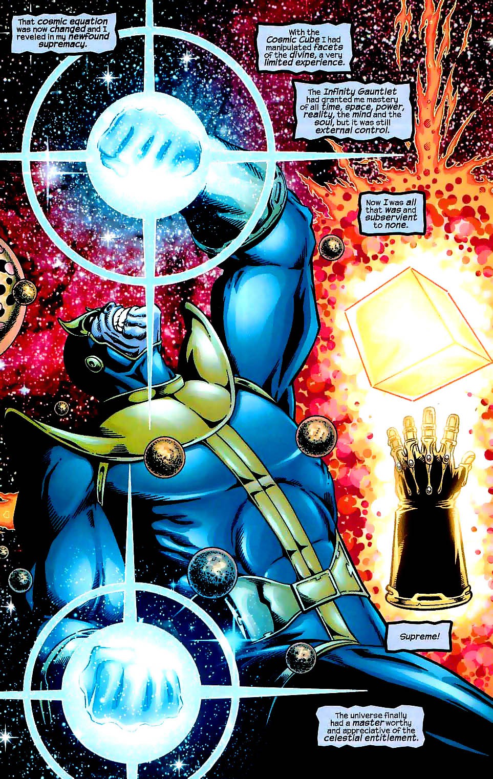 Heart of the Universe, bảo vật vũ trụ giúp Thanos trở thành Chúa Trời, sở hữu quyền năng vượt xa Găng Tay Vô Cực - Ảnh 9.