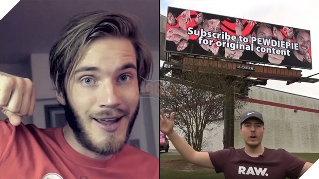 Sợ bị vượt mặt, Pewdiepie khẩn cầu đại gia Mr Beast bơm tiền tấn mua quảng cáo - Ảnh 1. Sợ bị vượt mặt, Pewdiepie khẩn cầu đại gia Mr Beast bơm tiền tấn mua quảng cáo - Ảnh 1.