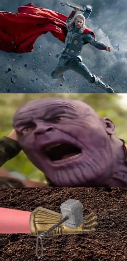Giả thuyết Avengers: Infinity War - Thor hoàn toàn có thể đánh bại Thanos nếu như vẫn còn búa thần Mjolnir? - Ảnh 2.