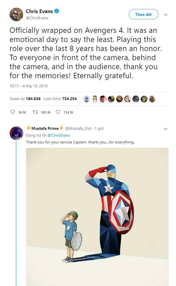 Quay xong Avengers 4, Captain America chính thức nói lời từ biệt khán giả? - Ảnh 1.