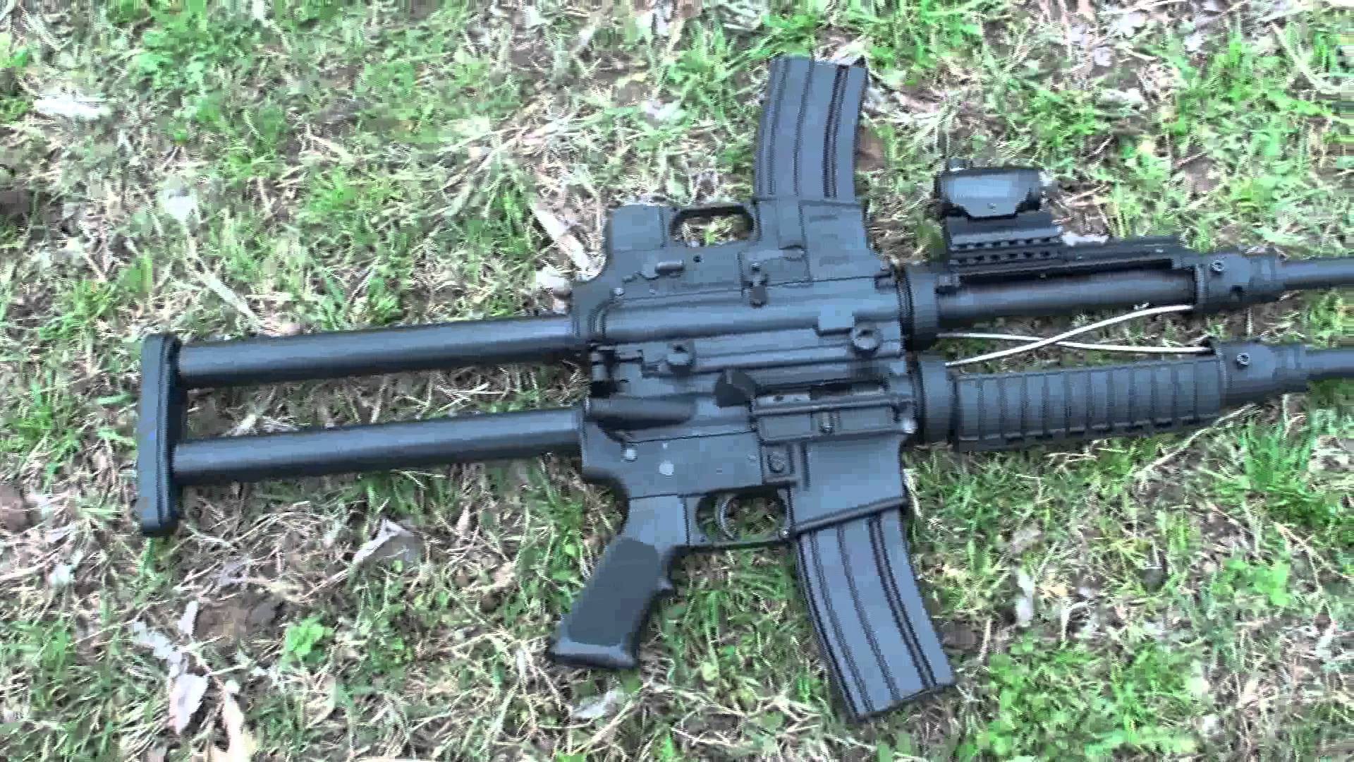 Khám phá khẩu súng độc nhất vô nhị AR-15, làm từ ba khẩu súng ghép lại  thành một