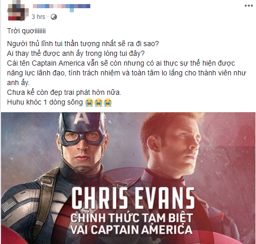 Cộng đồng mạng đồng loạt gửi lời tri ân khi nghe tin Chris Evans không đóng vai Captain America nữa - Ảnh 9.