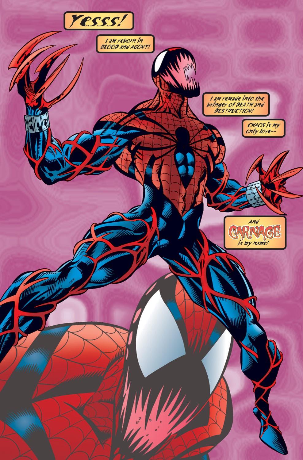 Mô Hình Carnage Red Venom Có Khớp Cử Động Revoltech  Đồ chơi trẻ em