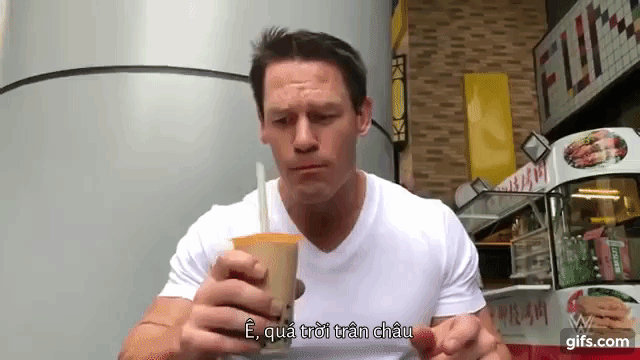 John Cena: Lần đầu uống trà sữa và phản ứng đầy bất ngờ từ Captain America tin đồn - Ảnh 4.