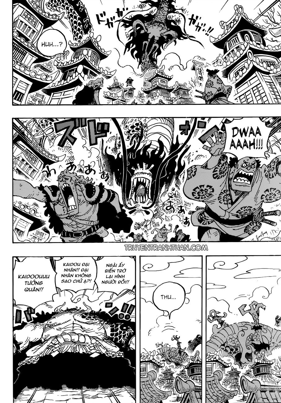 One Piece 923: Kaido hạ gục Luffy - Trò chơi kết thúc? - Ảnh 4.