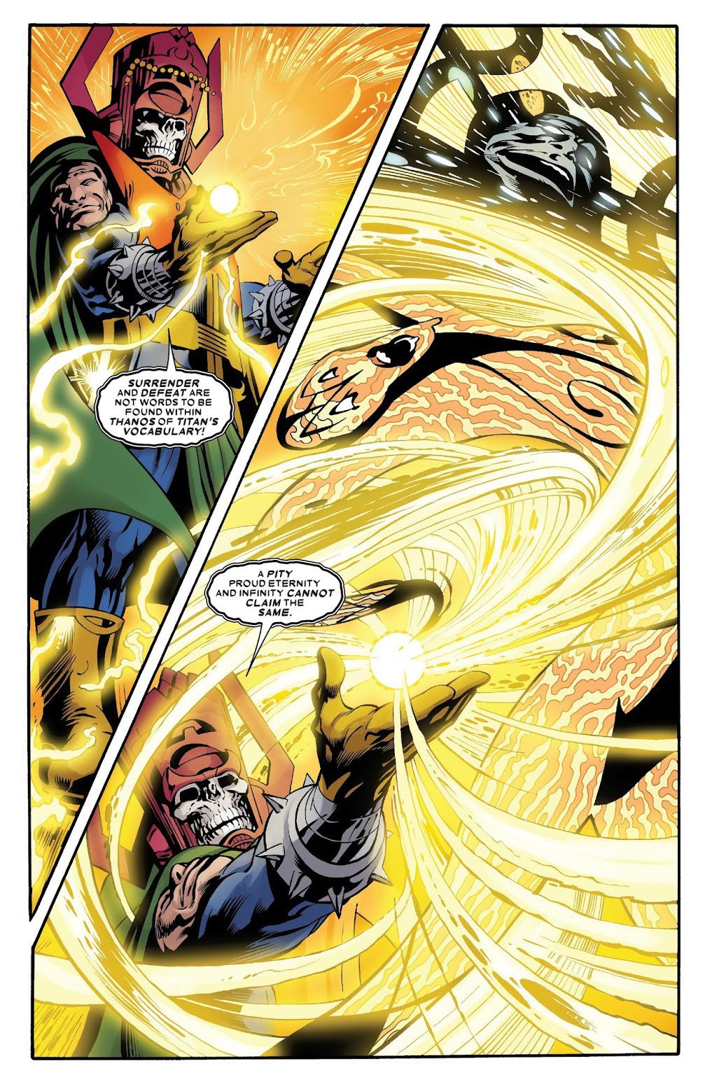 Thanos Vs The One Above All