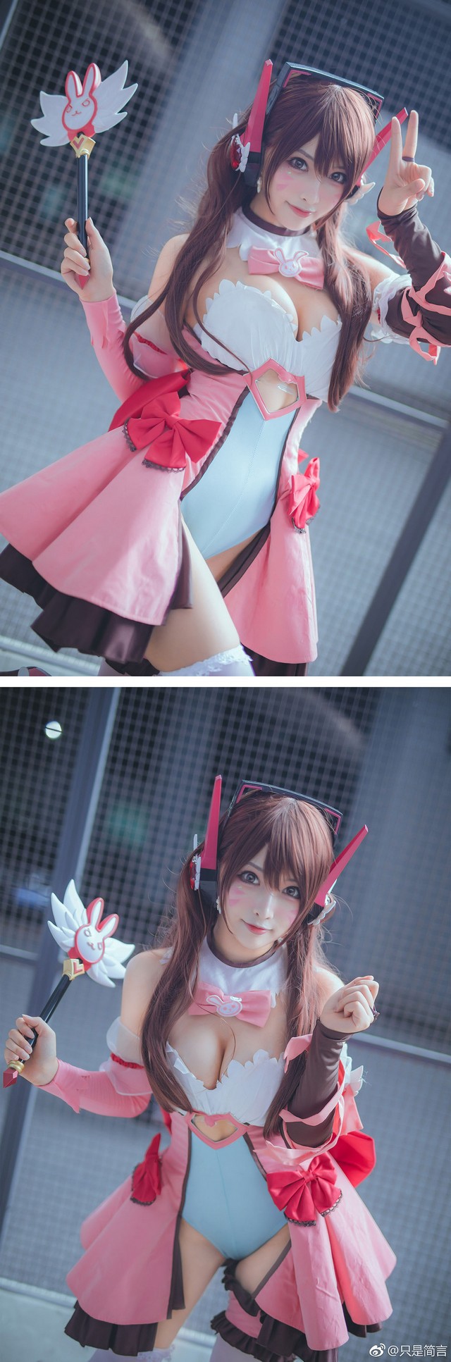 Ngộp thở với vòng một gợi cảm trong bộ ảnh cosplay D.va của Overwatch - Ảnh 5.