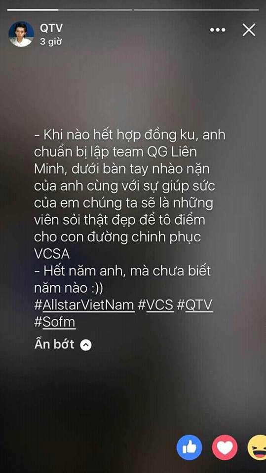 Cộng đồng game thủ LMHT Việt thích thú với màn tán tỉnh SofM gia nhập FFQ của QTV - Ảnh 1.