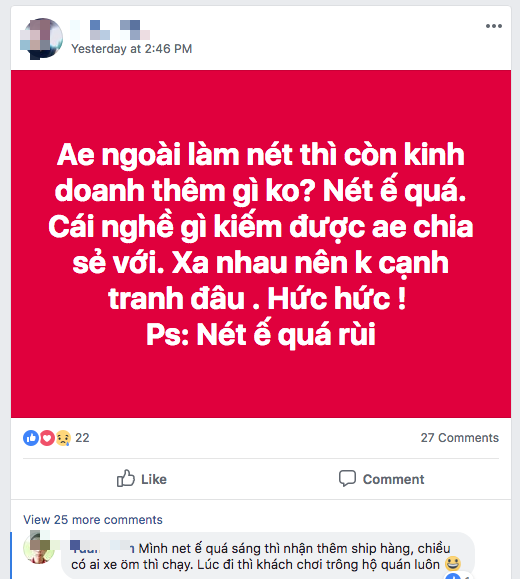 Làm net ế ẩm, nhiều chủ quán net rủ nhau đi... chở đồ thuê - Ảnh 1.