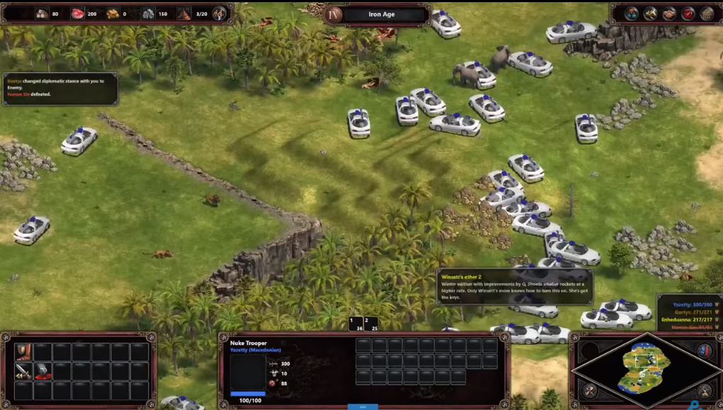 Các lệnh cheat trong bản cũ đều có thể dùng được ở bản DE