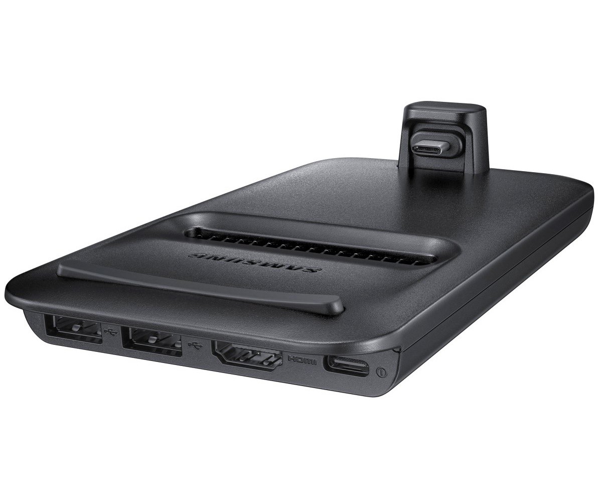 Rò rỉ hình ảnh Samsung DeX Pad cùng Galaxy S9, đặt ngang chứ không còn ...