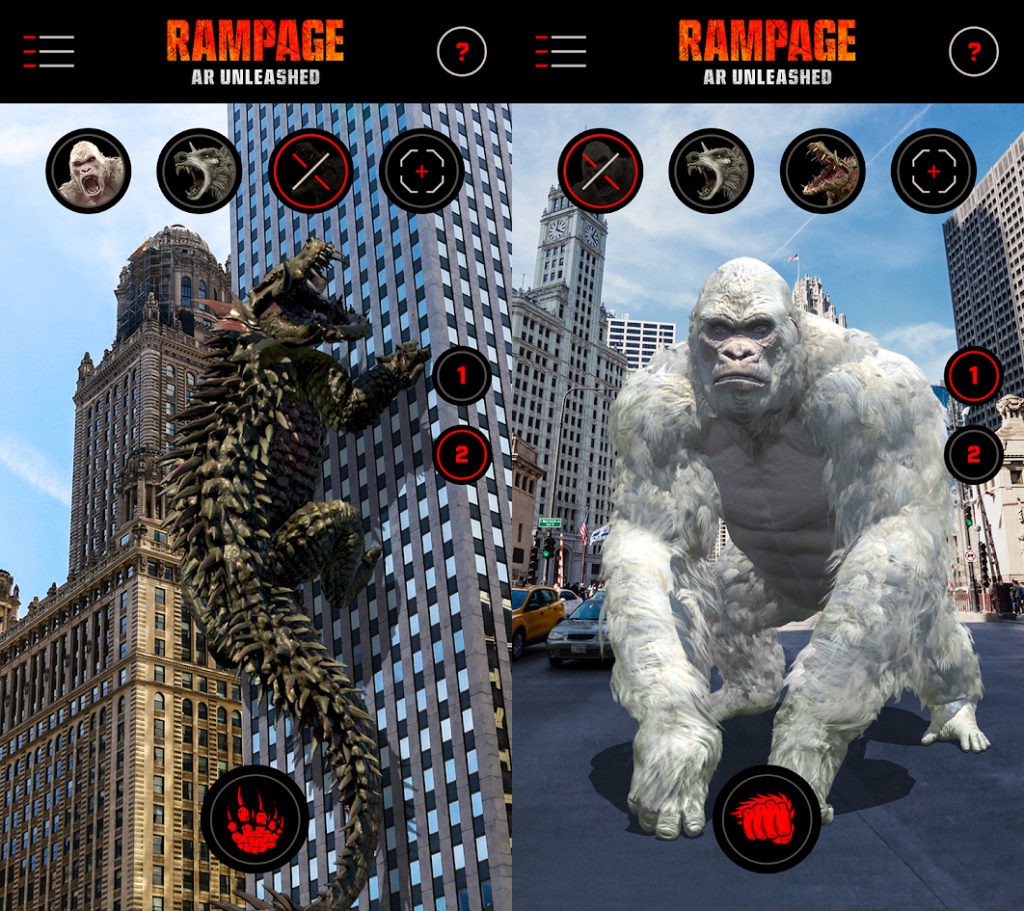 Vtech Rampage Gam Rampage: AR Unleashed - Game thực tế ảo thú vị cho thả quái vật Rampage ...