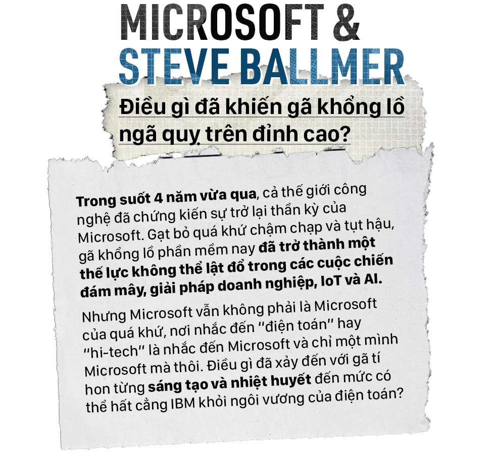 Microsoft và Steve Ballmer: Điều gì đã khiến gã khổng lồ ngã quị trên đỉnh cao? - Ảnh 1.