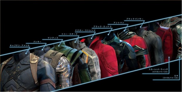 
Những bộ trang phục của các siêu anh hùng thuộc vũ trụ điện ảnh Marvel
