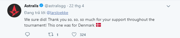 Vô địch giải đấu CSGO, đội tuyển esport Đan Mạch được hẳn thủ tướng gửi tin nhắn chúc mừng - Ảnh 3.