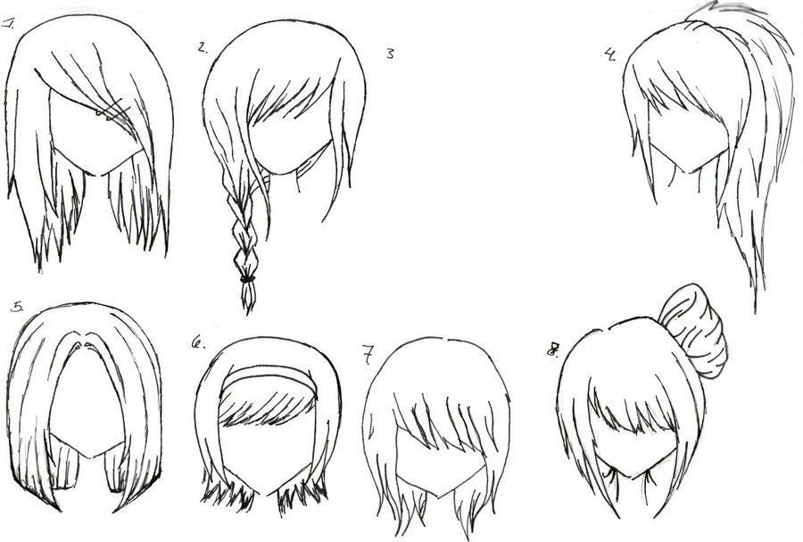 Bí quyết để để vẽ những kiểu tóc đa dạng cho các nhân vật trong ...