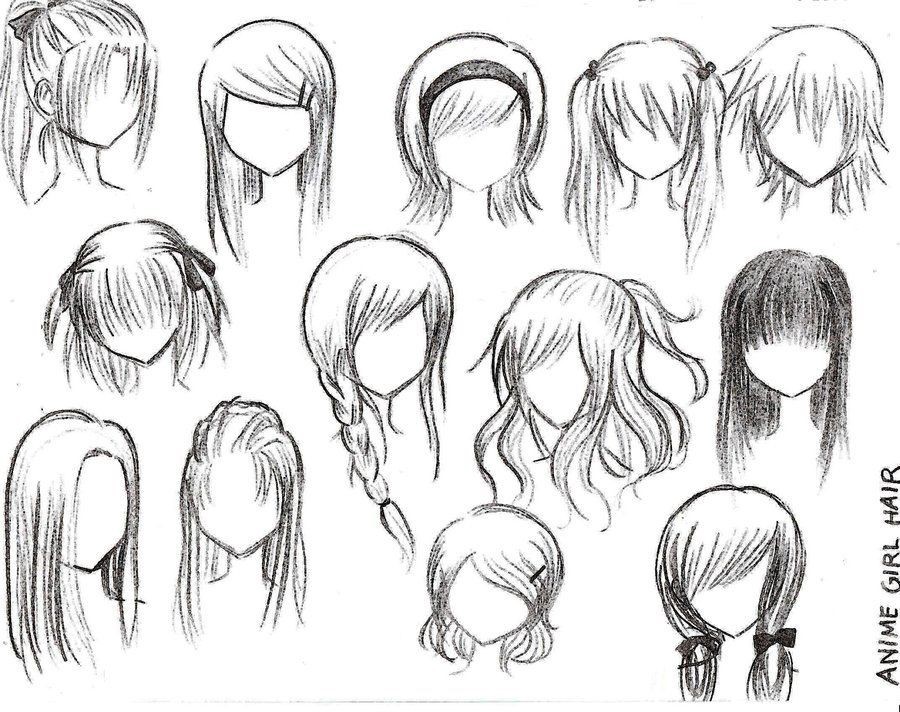 Cách vẽ tóc anime nữ nam đơn giản mà đẹp  METAvn