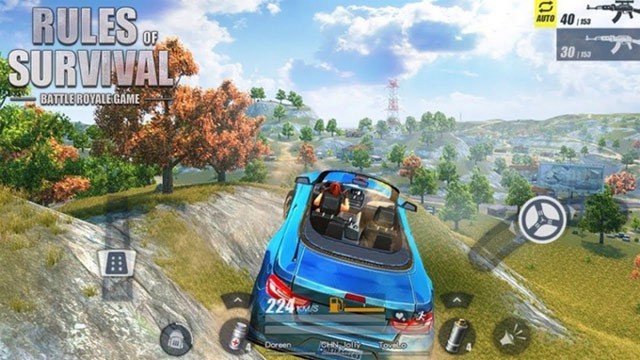 
Xe đua thể thao trong Rules of Survival
