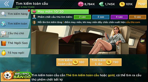 
Tính năng thị trường chuyển nhượng trong game hoạt động khá chân thực
