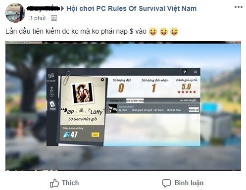 Đây đúng là tính năng kiếm tiền hiệu quả nhất từ trước đến giờ của Rules of Survival.