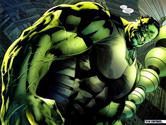 
Tạo hình của giáo sư Hulk
