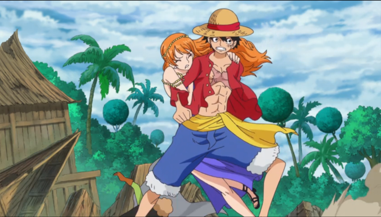 Bạn có bao giờ muốn tìm hiểu về các nhân vật harem của Luffy? Hãy đến với bức ảnh này và thưởng thức vẻ đẹp của Luffy và các cô gái xinh đẹp trong series One Piece.