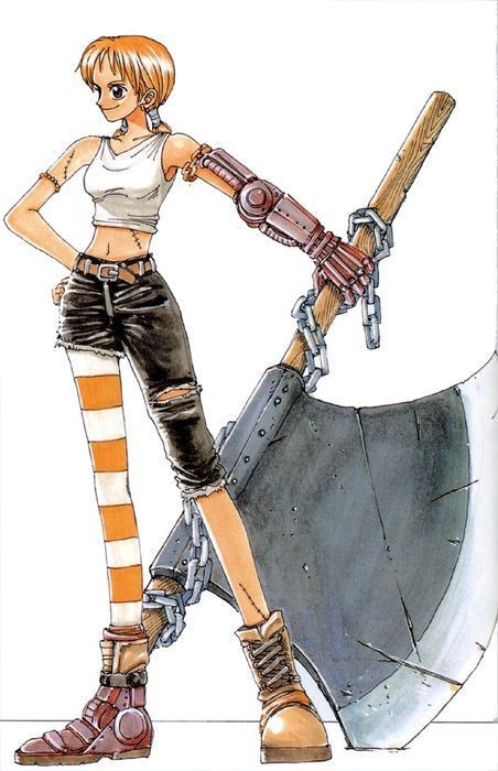 One Piece: Hóa ra Nami lúc đầu vốn dĩ không nuột như chúng ta tưởng, thậm chí còn có phần hơi cứng - Ảnh 2.
