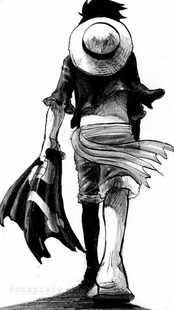 Bộ ảnh đen trắng One Piece - Thưởng thức bộ ảnh đen trắng One Piece để khám phá sự hoàn hảo của hình ảnh và tuyệt vời của nét vẽ.