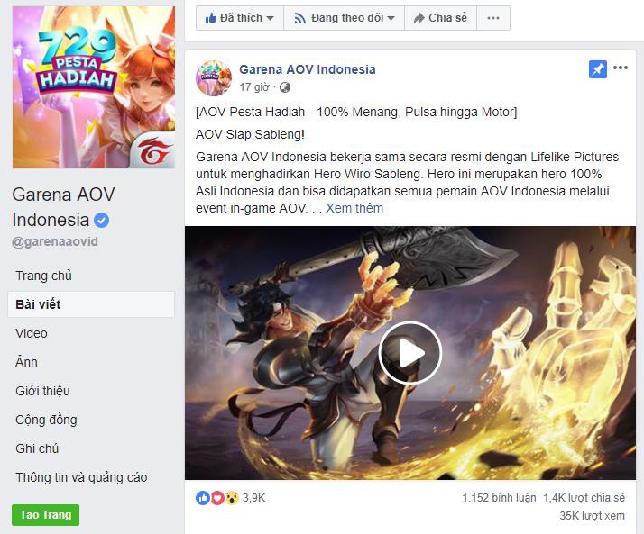 Tướng gốc Indonesia:
Với sự xuất hiện của tướng gốc Indonesia, game thủ sẽ được trải nghiệm một phong cách chơi hoàn toàn mới. Vũ khí linh hoạt kết hợp với kỹ năng độc đáo, tướng gốc Indonesia sẽ là đối thủ đáng gờm trong các trận đấu Liên Quân. Hãy cùng xem hình ảnh để biết thêm chi tiết.