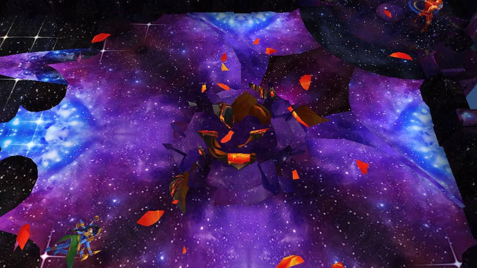 Các vật cản thì chuyển sang màu đen tuyền.