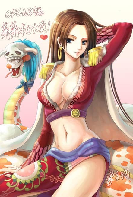 Nữ hoàng hải tặc Boa Hancock - một cô gái gợi cảm, quyến rũ và đầy quyền lực. Hãy để hình ảnh của cô ấy lan tỏa nét hấp dẫn khó cưỡng đến bạn và khiến bạn muốn khám phá thêm về nhân vật này trong One Piece.