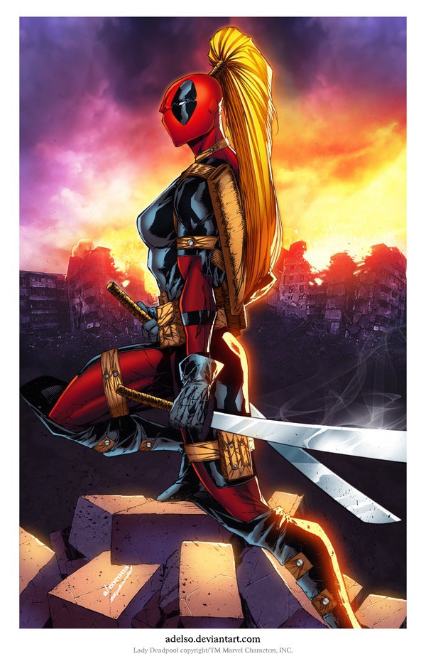 Lác mắt với phiên bản nữ của Deadpool, cũng sexy gợi cảm đâu kém nữ anh hùng nào - Ảnh 6.