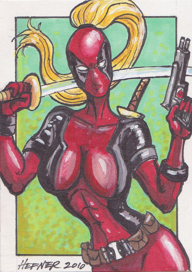 Lác mắt với phiên bản nữ của Deadpool, cũng sexy gợi cảm đâu kém nữ anh hùng nào - Ảnh 9.