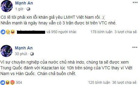 Chủ nhà Indonesia lại làm khó, game thủ Việt không thể xem trực tiếp các trận đấu của LMHT Việt Nam tại ASIAD 2018 - Ảnh 4.
