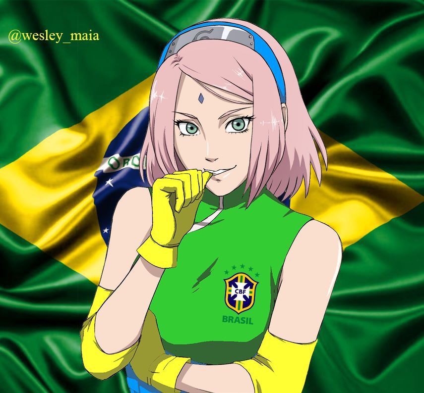 Fan anime tại Brazil đã nhuộm màu cho nhân vật anime để cổ vũ đội tuyển  quốc gia, fan Việt Nam sao không làm thế nhỉ?