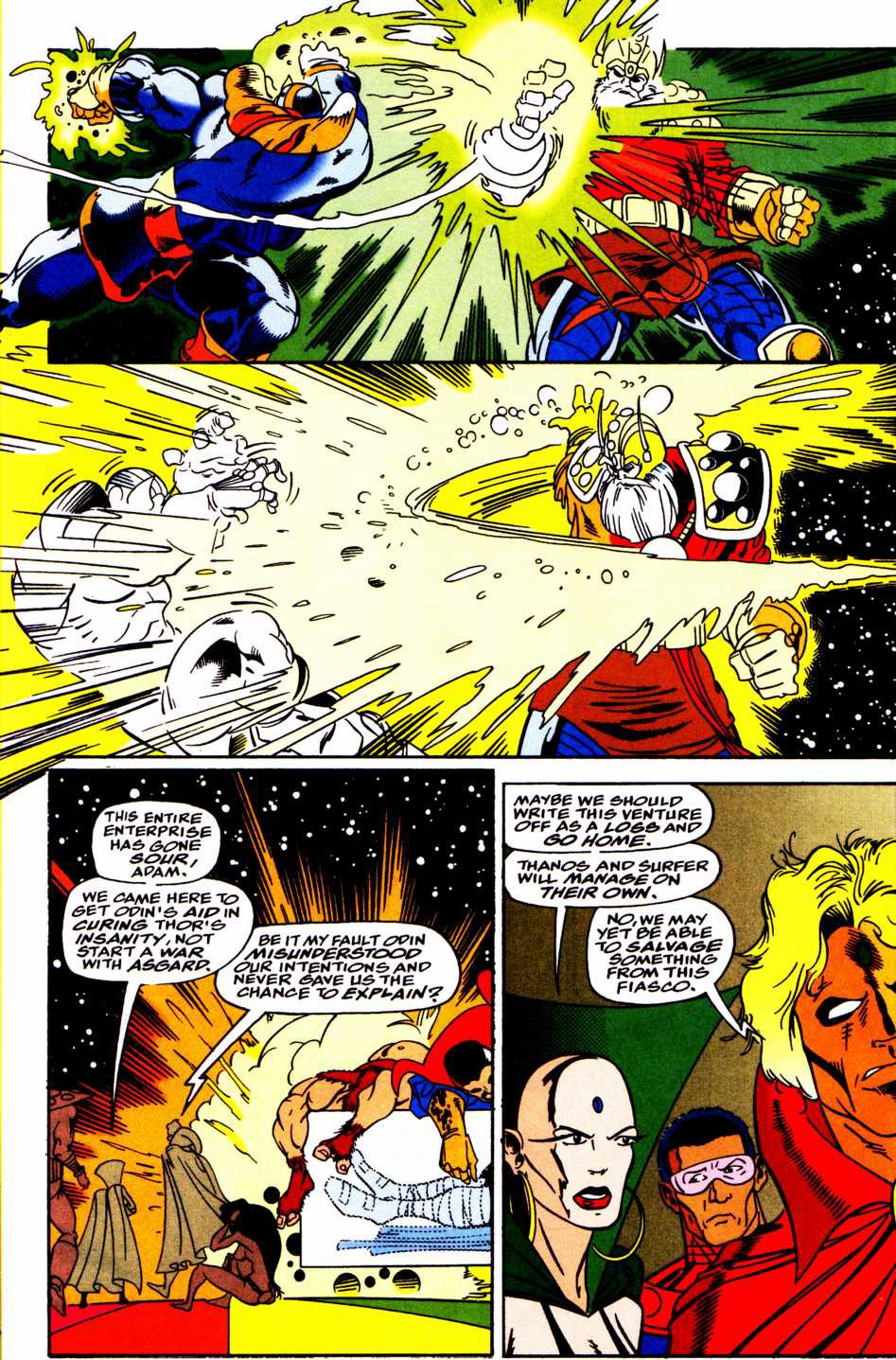 Comics Trivia: Nếu Odin còn sống, liệu Thanos có thể giành lấy viên Space Gem từ ông? - Ảnh 7. Comics Trivia: Nếu Odin còn sống, liệu Thanos có thể giành lấy viên Space Gem từ ông? - Ảnh 7.