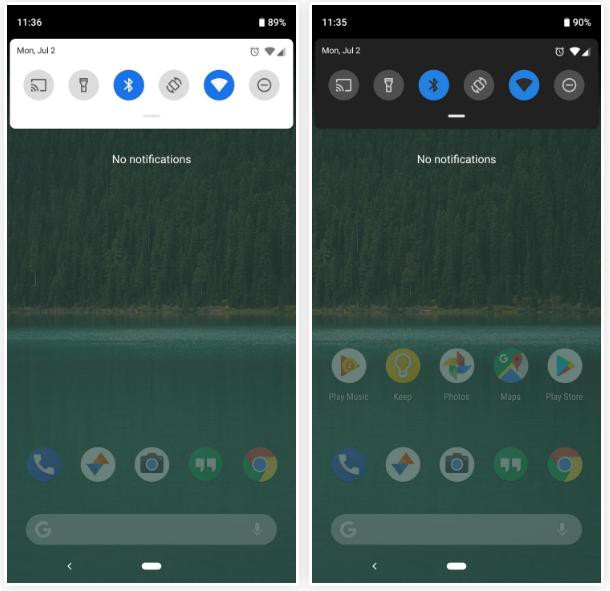 Xem Chế Độ Dark Mode Chính Chủ Trên Android 9 Pie