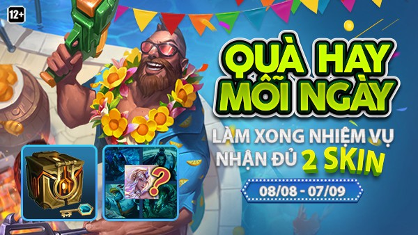 LMHT Garena tặng hàng loạt trang phục miễn phí trong Nhật Ký Sinh Nhật   Mọt Game
